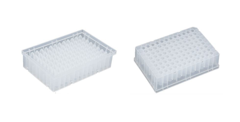 clear deep well plate