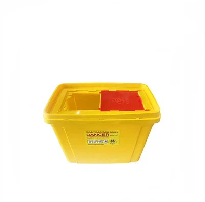 Hộp đựng sắc nét Y tế dùng một lần 5 lít Hình vuông Hộp đựng sắc nét